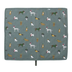 Christmas Dogs Rectangular Hob Cover -Sophie Allport Shop all87175el christmas dogs hob cover rectangular large cut out high res square