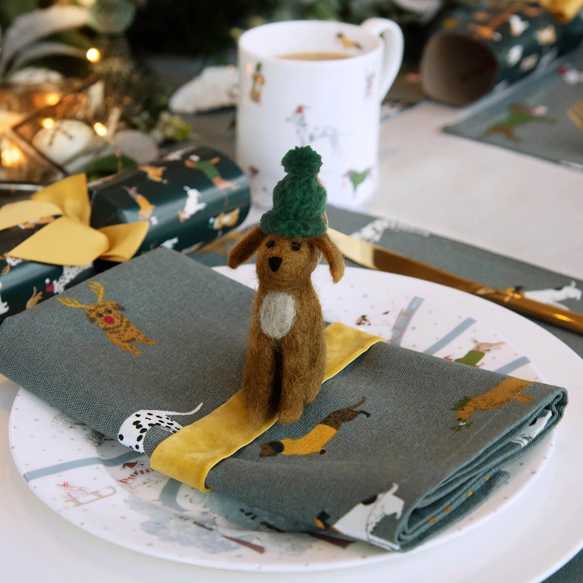 Christmas Dogs Napkins (Set of 4) Christmas Dogs Napkins (Set Of 4) -Sophie Allport Shop all87300 christmas dogs napkins lifestyle high res square 61896cdf 834d 4edf ade5 2649e0f17f40