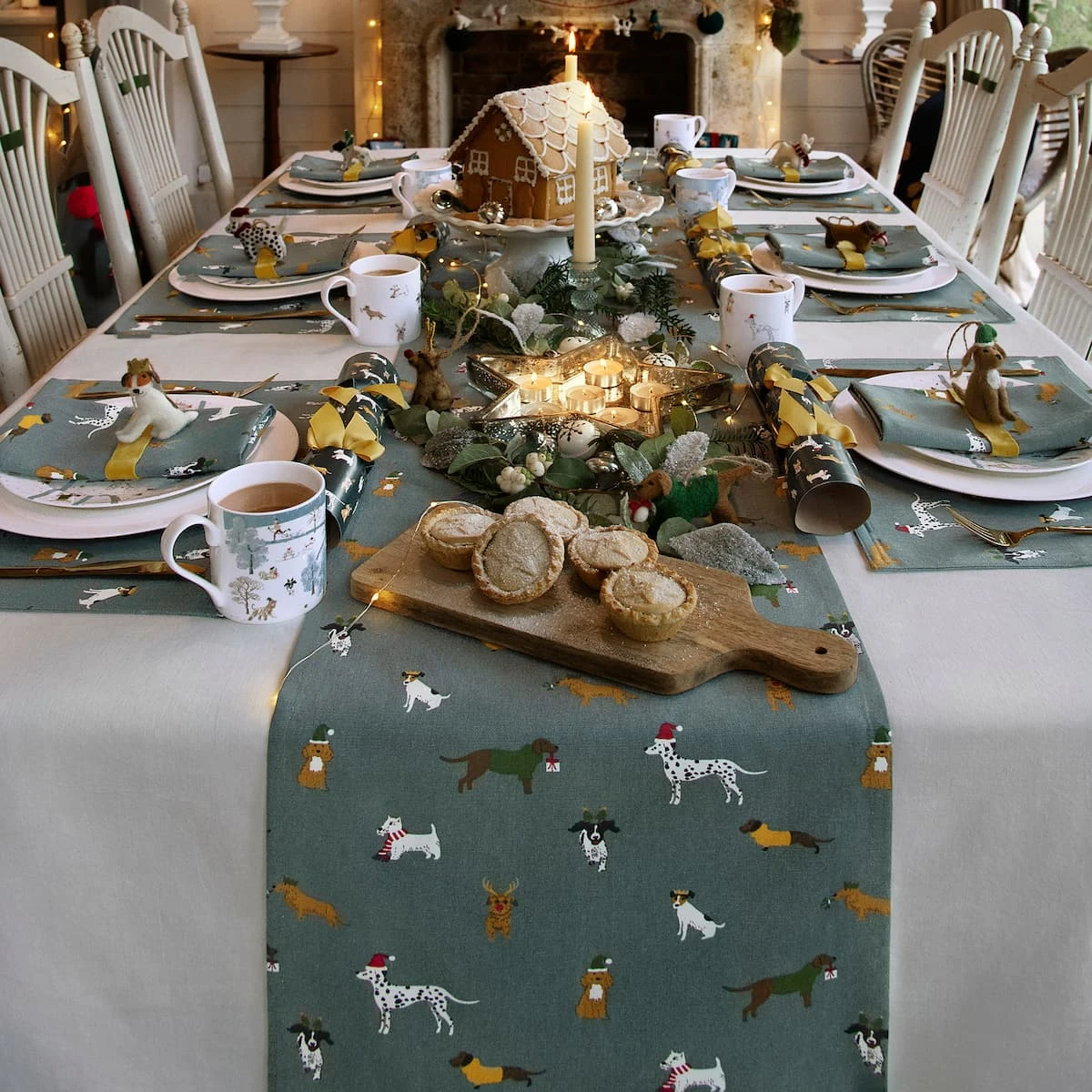 Christmas Dogs Table Runner Christmas Dogs Table Runner -Sophie Allport Shop all87810 christmas dogs table runner lifestyle high res square 959b4230 260f 4311 9c53 9da46bc96271