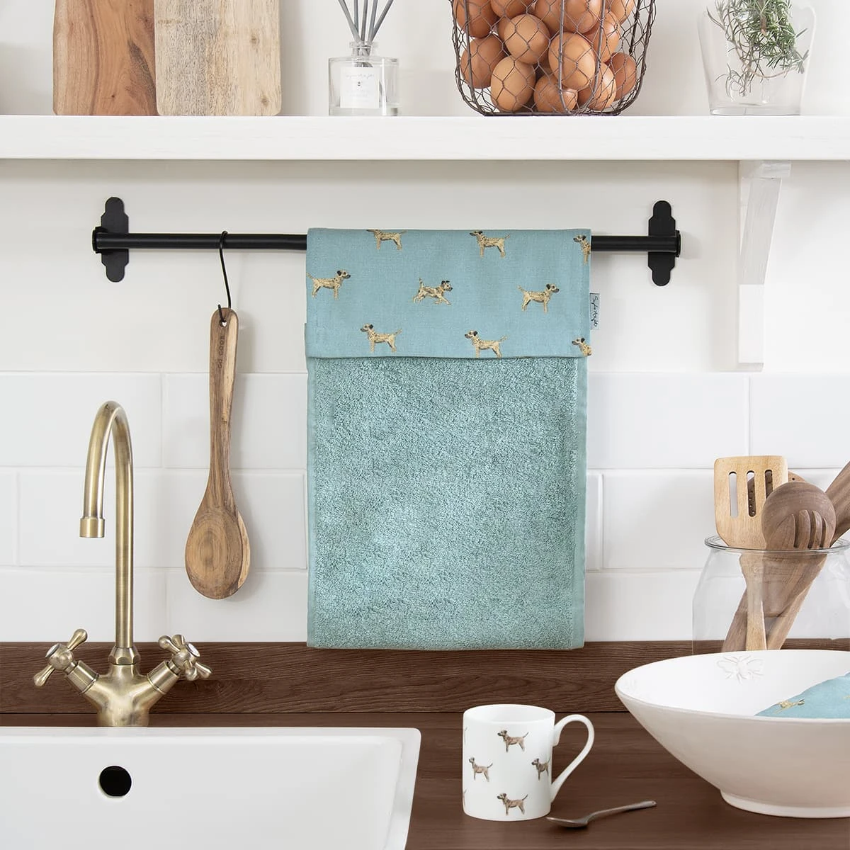 Terriers Roller Hand Towel Terriers Roller Hand Towel -Sophie Allport Shop all98610 border terrier roller hand towel lifestyle high res square 0d9b83c7 a851 46e7 b17c 8104b076dc5f