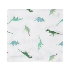 Dinosaur Muslins (Pack Of 2) -Sophie Allport Shop ba45400 dinosaur muslin 3 cut out high res square