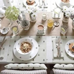 Bees Fabric Placemat 2 Bees Fabric Placemat -Sophie Allport Shop bees collection table lifestyle high res 3 web image c4d6cbf7 c1be 4e73 9399 a43fc958d547