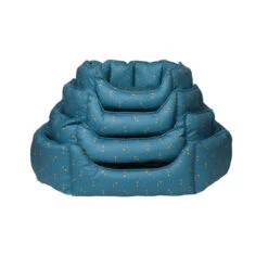 Bees Pet Bed 4 Bees Pet Bed -Sophie Allport Shop bees teal pet bed stacked cut out high res square