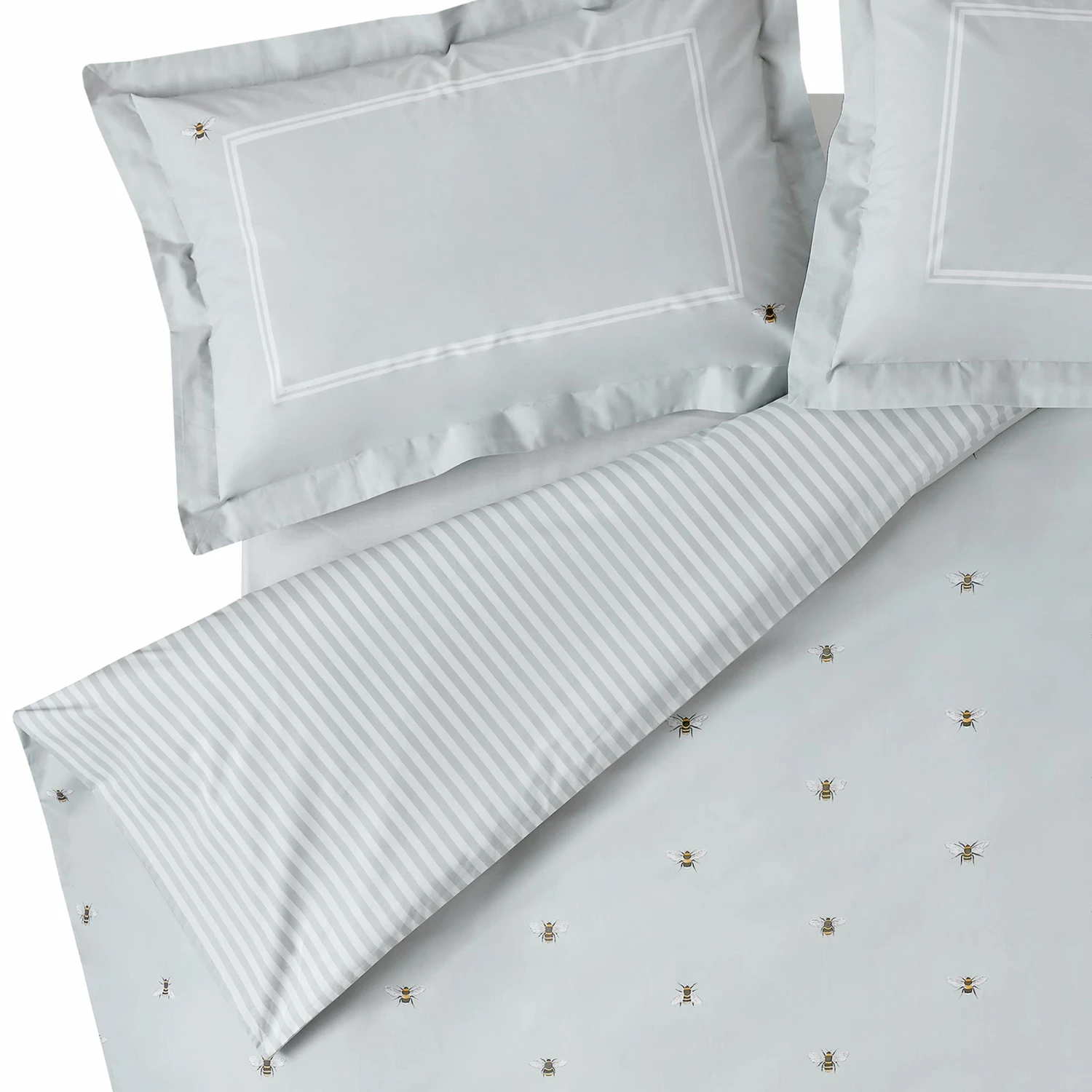 Bees Bedding Set Bees Bedding Set -Sophie Allport Shop bees01dq bees duckegg bedset double cut out 2 high res