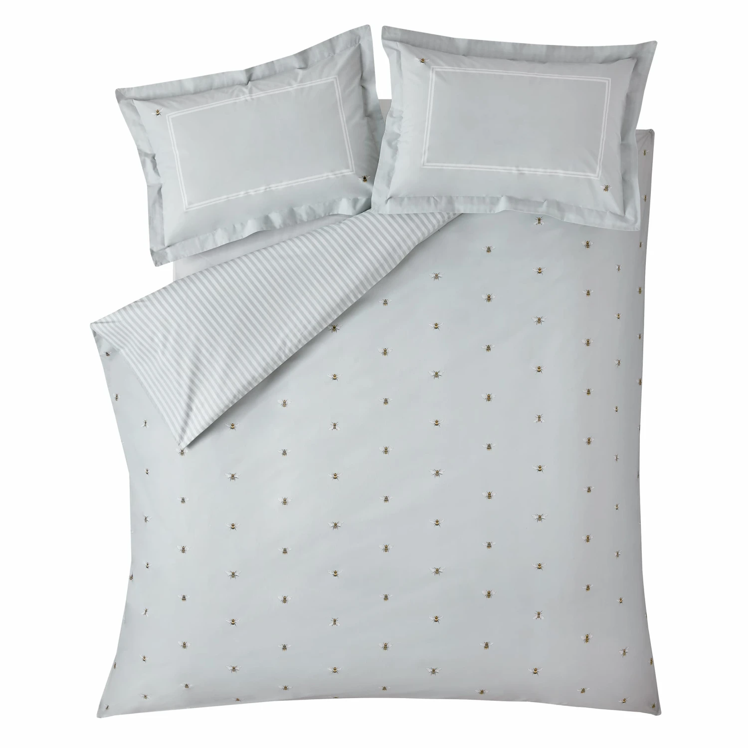 Bees Bedding Set Bees Bedding Set -Sophie Allport Shop bees01dq bees duckegg bedset double cut out high res