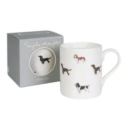 Spaniels Mug 3 Spaniels Mug -Sophie Allport Shop bm5902 spaniels standard mug box cut out high res square