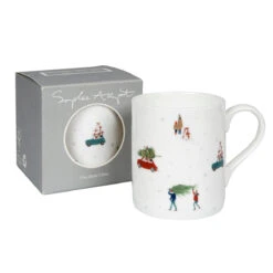 Home For Christmas Mug -Sophie Allport Shop bm6002 home for christmas standard mug box cut out high res square