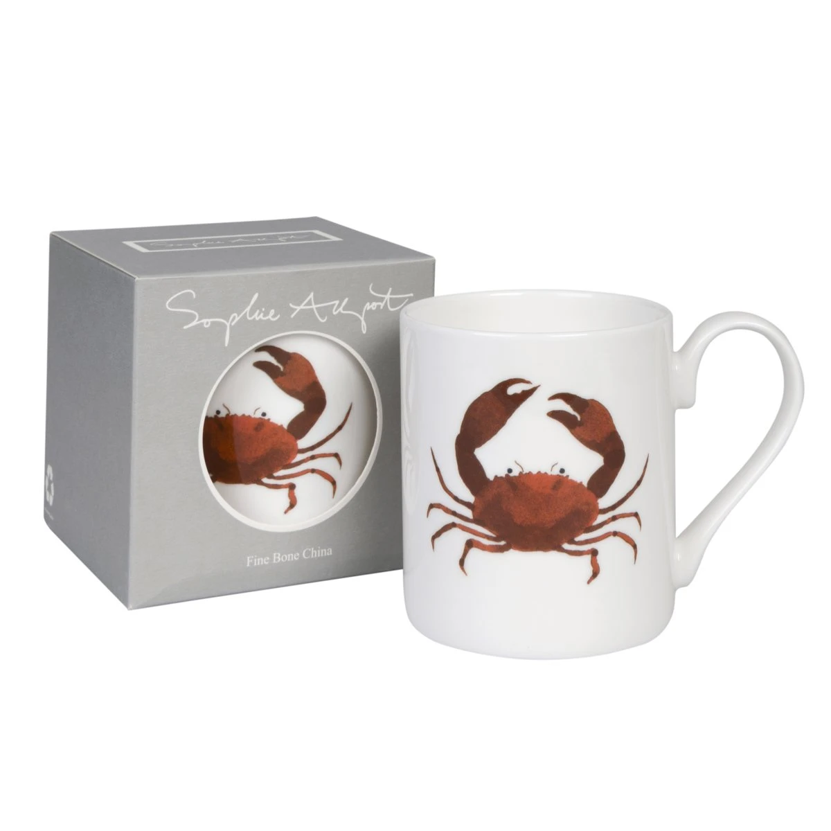 Crab Solo Mug Crab Solo Mug -Sophie Allport Shop bm6803c crab mug standard solo statement box cut out high res square