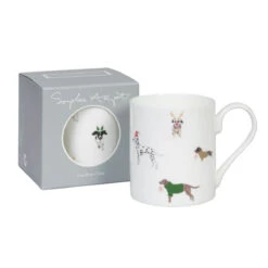 Christmas Dogs Mug -Sophie Allport Shop bm8701 christmas dogs standard mug 2 cut out high res square