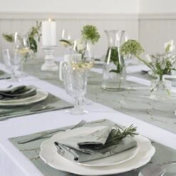 Boxing Hares Napkins (Set Of 4) -Sophie Allport Shop boxing hares table setting 2 lifestyle high res square 1 5e1e1116 b103 4437 8783 e36bd1ff04c4