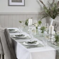 Boxing Hares Table Runner 6 Boxing Hares Table Runner -Sophie Allport Shop boxing hares table setting with chairs lifestyle high res square