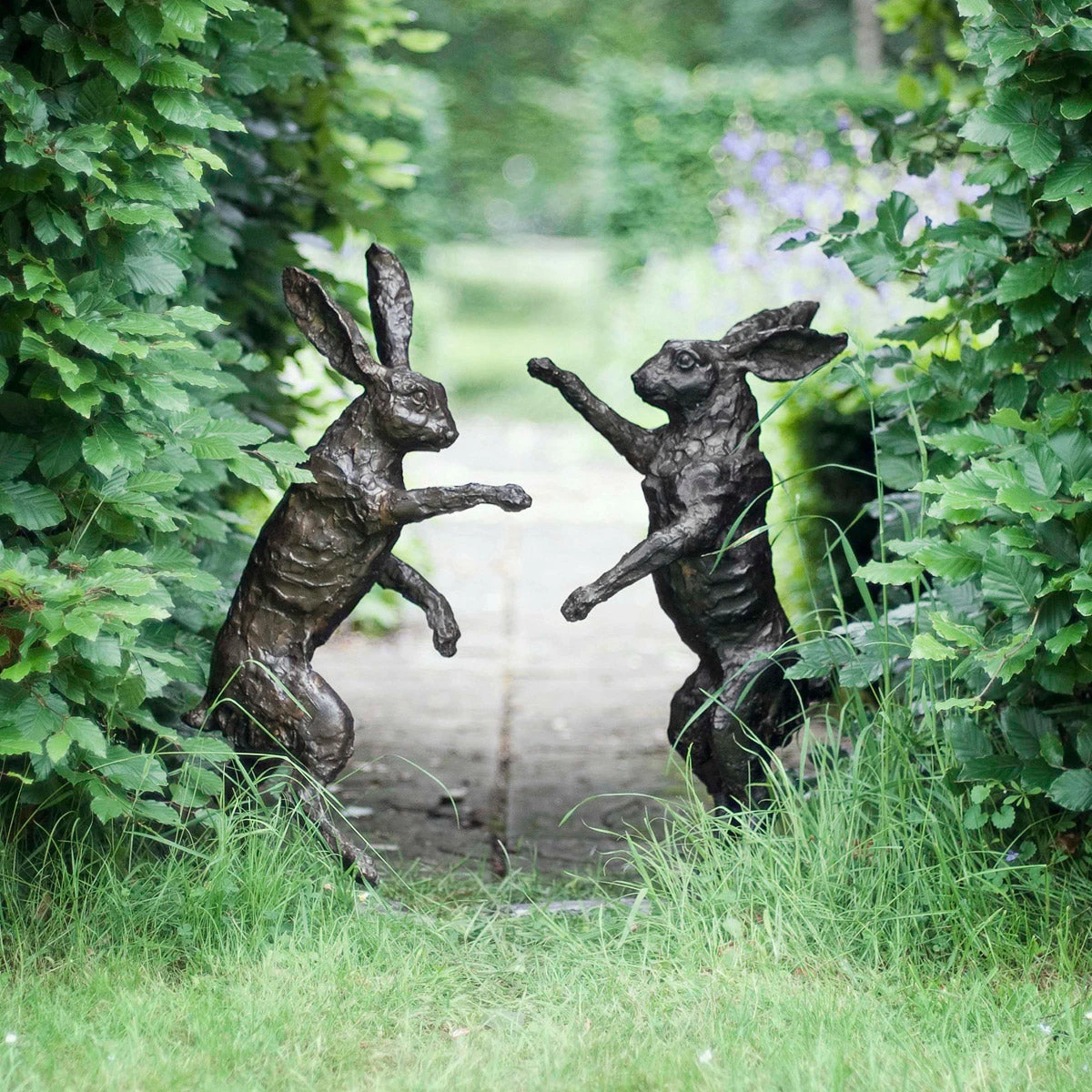 Pair Of Boxing Hares Bronze Sculpture Pair Of Boxing Hares Bronze Sculpture -Sophie Allport Shop bshabo01 pair of bronze boxing hares lifestyle portrait high res 2 square web image 3a10844d d90a 4f0f b253 8759c3711423