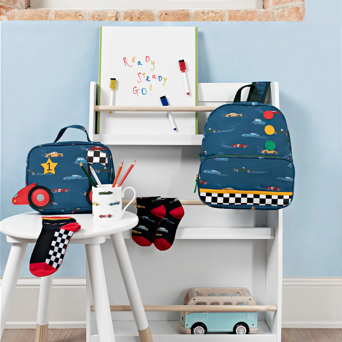 Cars Backpack Cars Backpack -Sophie Allport Shop cars collection lifestyle high res square