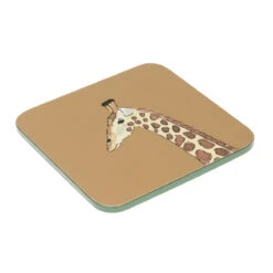 Giraffe Coasters (Set Of 4) -Sophie Allport Shop coc7701 giraffe zsl coaster set of 4 cut out high res square