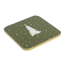 Festive Forest Coasters (Set Of 4) -Sophie Allport Shop coc8401 festive forest coasters set of 4 2 cut out high res square