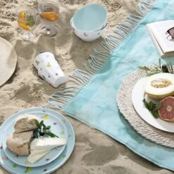 Cocktails Melamine Bowl 3 Cocktails Melamine Bowl -Sophie Allport Shop cocktails beach picnic flat lay 2 lifestyle high res square