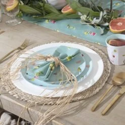 Cocktails Melamine Dinner Plate -Sophie Allport Shop cocktails place setting lifestyle high res square 3cff16b1 0924 4b4b 8452 caac0efad514