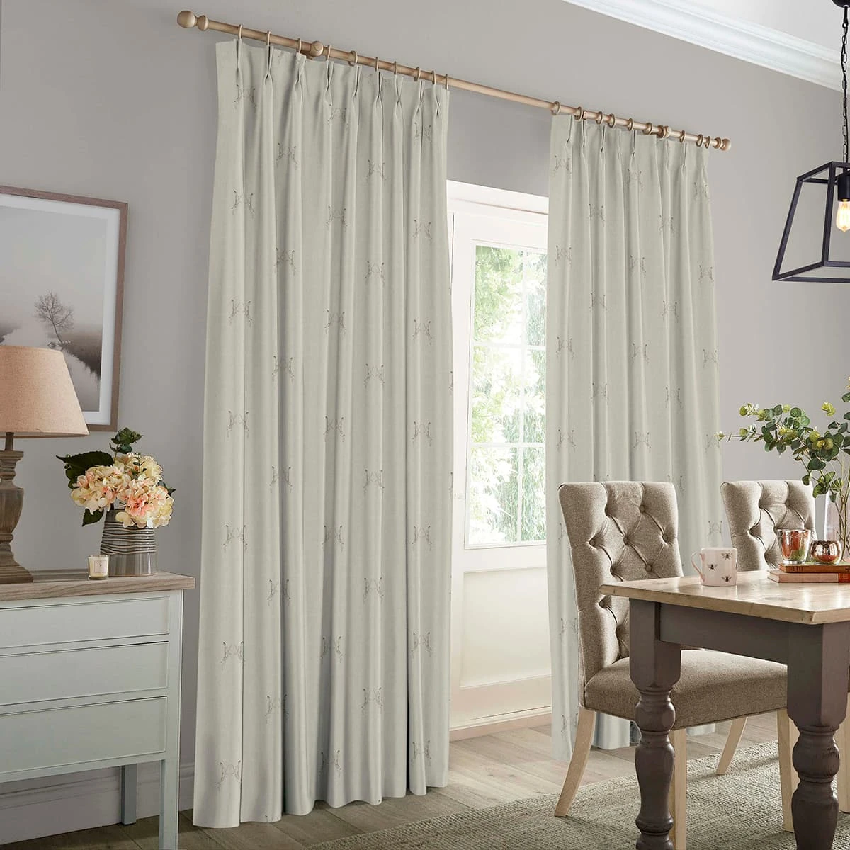 Boxing Hares Natural Made to Measure Curtains Boxing Hares Natural Made To Measure Curtains -Sophie Allport Shop crt25nm2m hare natural vector made to measure curtains lifestyle high res square