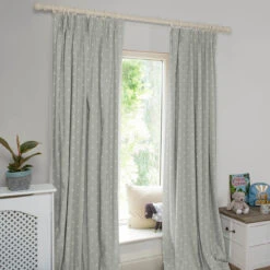 Hearts Grey Made To Measure Curtains 2 Hearts Grey Made To Measure Curtains -Sophie Allport Shop crt34gm2m hearts grey egg made to measure curtains lifestyle high res square