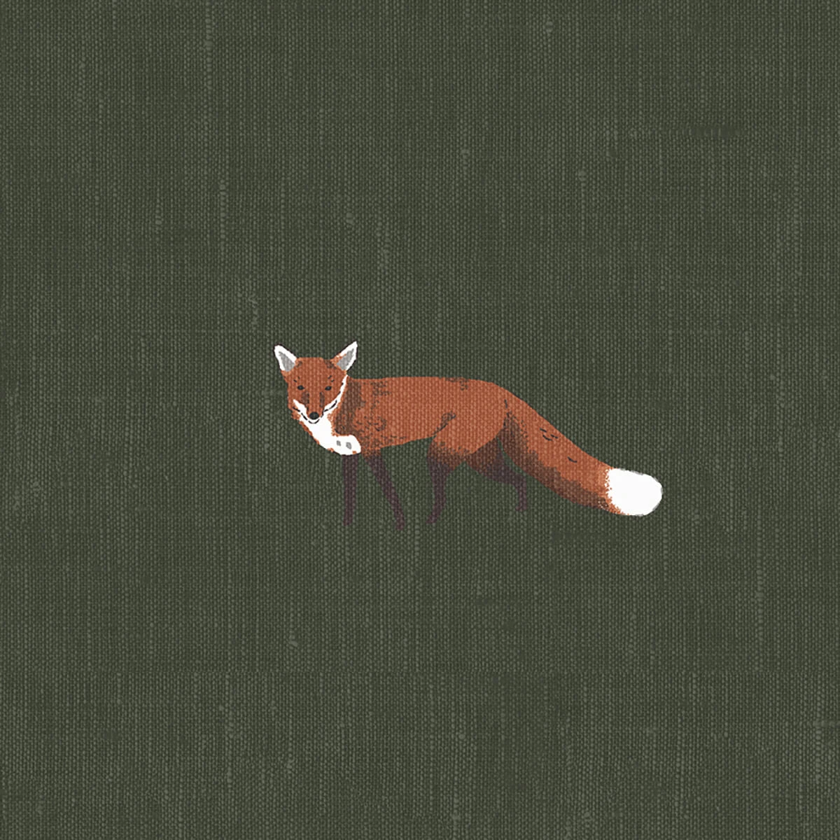 Foxes Forest Green Made to Measure Curtains Foxes Forest Green Made To Measure Curtains -Sophie Allport Shop crt63fgm2m foxes forest green made to measure curtains swatch high res square