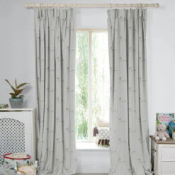 Fairground Ponies Warm Grey Made To Measure Curtains
