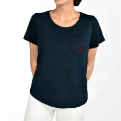 Hearts Ladies T-Shirt 4 Hearts Ladies T-Shirt -Sophie Allport Shop ctt0134m hearts ladies t shirt medium modelled cut out high res square