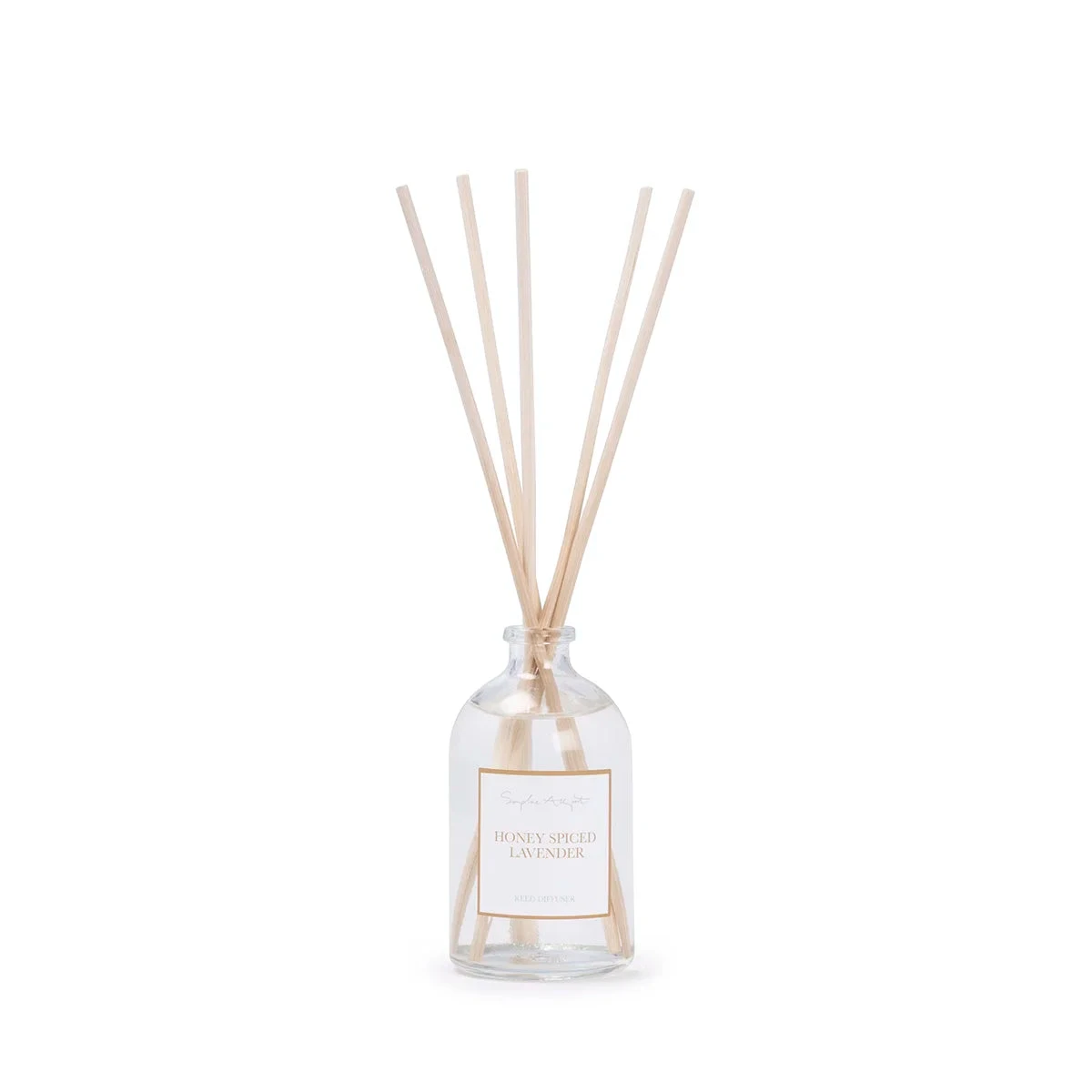 Honey Spiced Lavender Diffuser Honey Spiced Lavender Diffuser -Sophie Allport Shop diffusers glass honey spiced lavender cutout sdhsl03 ss23