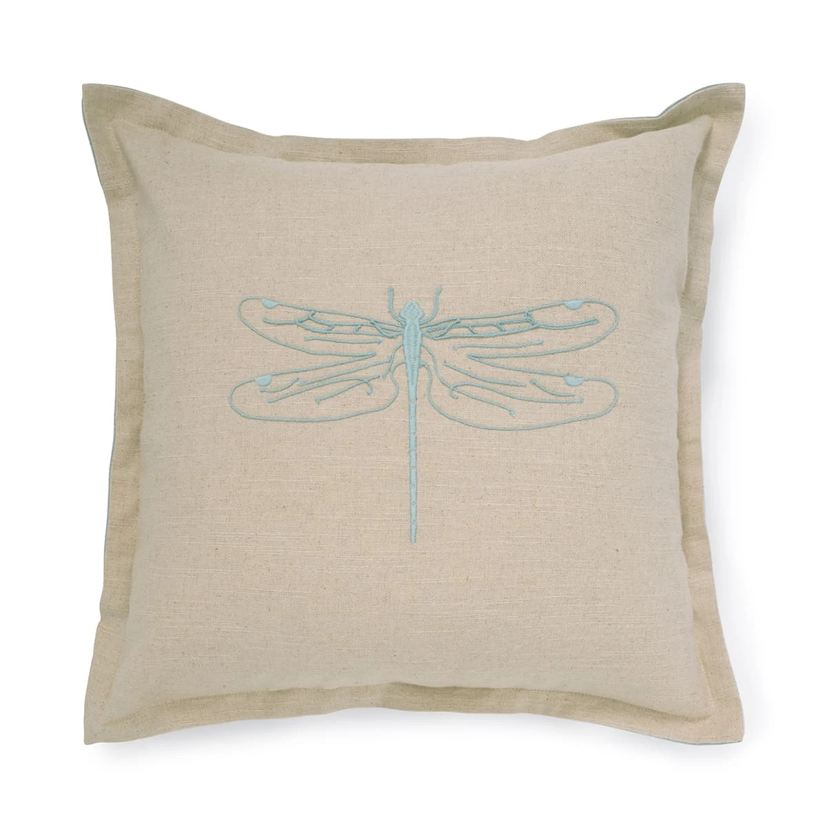 Dragonfly Linen Blend Embroidered Cushion Dragonfly Linen Blend Embroidered Cushion -Sophie Allport Shop dragonfly 45x45 embroidered cushion cutout all109012e ss23 high res square