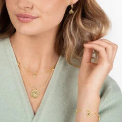 Elephant Gold Plated Pendant Necklace 3 Elephant Gold Plated Pendant Necklace -Sophie Allport Shop elephant zsl gold plated jewellery collection 2 modelled cut out high res square 304045e9 3430 40f1 b9ba e614c14d7f5c