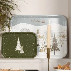 Festive Forest Serving Tray - Large 4 Festive Forest Serving Tray - Large -Sophie Allport Shop festive forest collection lifestyle high res 1 4c20dc2e 0784 4c3c bf49 6e484484992a