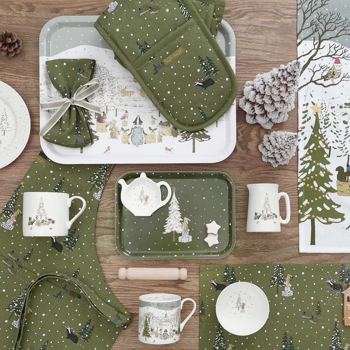 Festive Forest Tea Bag Tidy Festive Forest Tea Bag Tidy -Sophie Allport Shop festive forest kitchen and table top flatlay lifestyle high res square 4761a44f baf1 46f7 b7e0 26d5ebafbf95