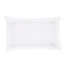 Fetch Natural Embroidered Pair Of Oxford Pillowcases
