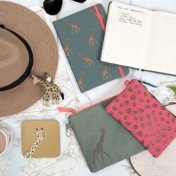 Giraffe Coasters (Set Of 4) -Sophie Allport Shop giraffe zsl bags and accessories flat lay lifestyle high res square 9a205266 e775 4bae 8e36 1b1f32e7c457