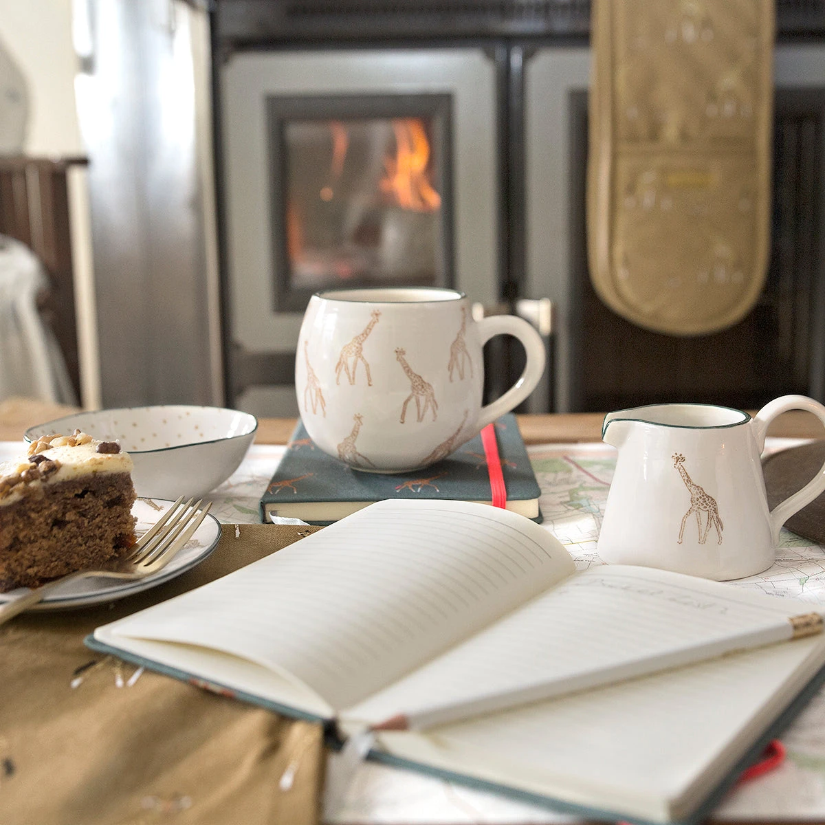 Giraffe Stoneware Mug Giraffe Stoneware Mug -Sophie Allport Shop giraffe zsl stoneware collection lifestyle high res square