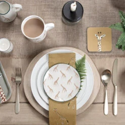 Giraffe Stoneware Small Side Plate -Sophie Allport Shop giraffe zsl table setting 2 lifestyle high res square ad22bee4 b170 4fca aba2 cb4689dc632f