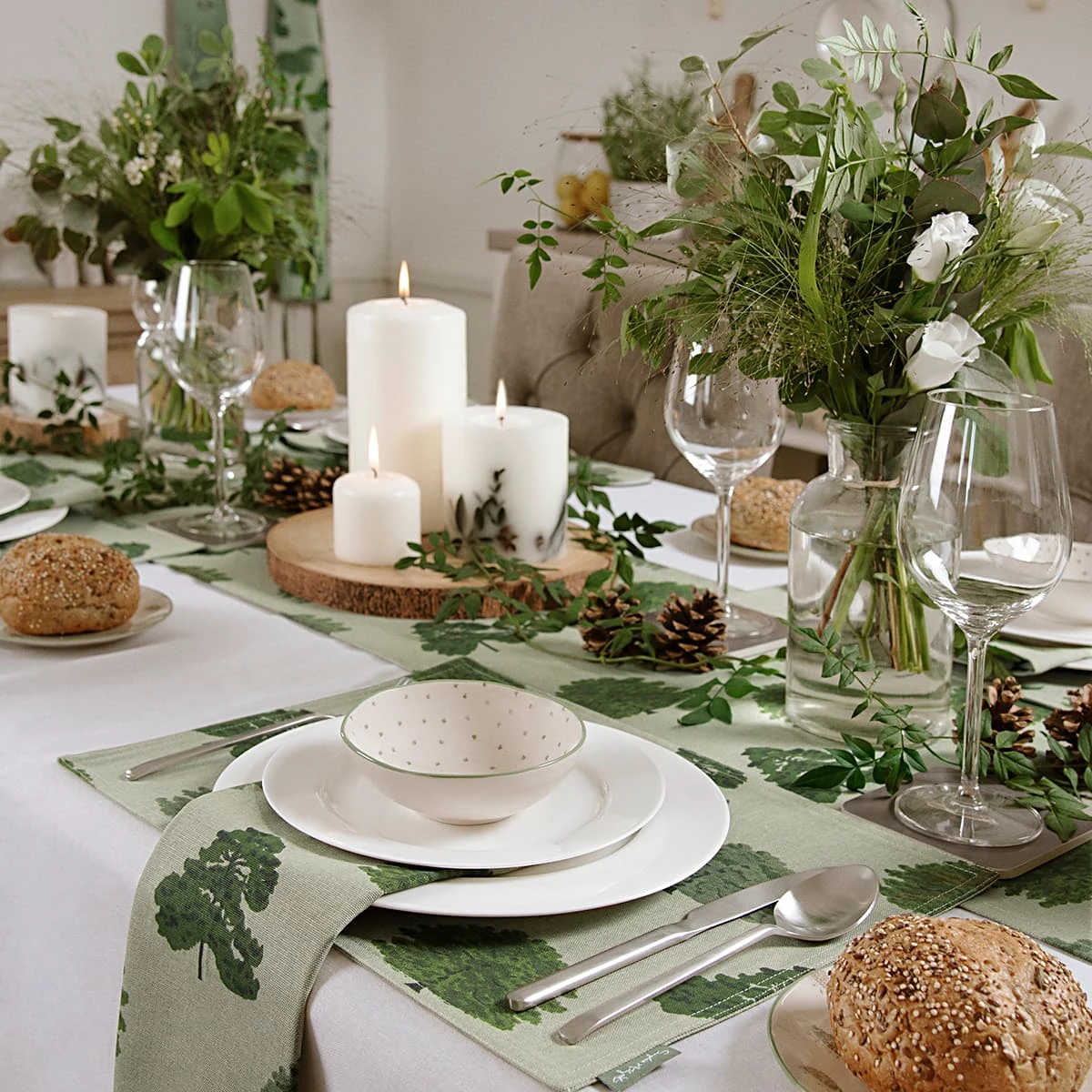 Hedgehogs Stoneware Nibbles Bowl Hedgehogs Stoneware Nibbles Bowl -Sophie Allport Shop hedgehog and parkland trees table setting indoors 2 lifestyle high res square aa449b2a 3171 4434 80b3 ae97a3df738e