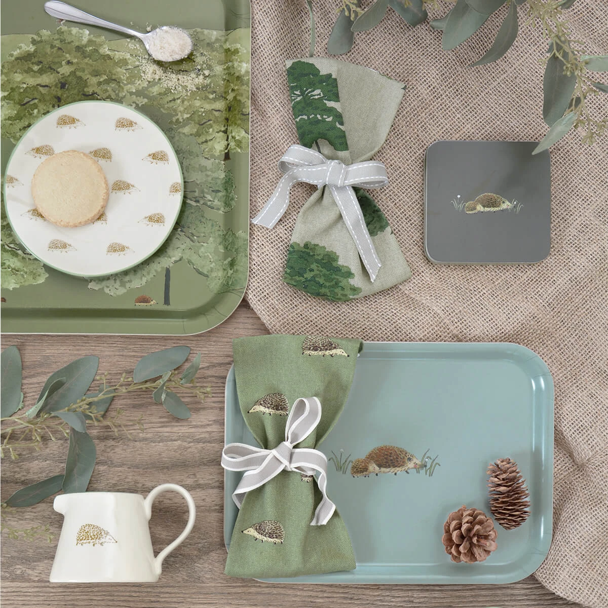 Hedgehogs Stoneware Small Side Plate Hedgehogs Stoneware Small Side Plate -Sophie Allport Shop hedgehog and trees trays stoneware napkins flat lay collection high res square ca0f2a61 78cd 49b1 afc9 04b56040607e