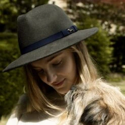 Fetch Felt Fedora Hat -Sophie Allport Shop hff3601 bees felt fedora 3 lifestyle high res square