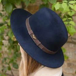 Bees Felt Fedora Hat -Sophie Allport Shop hff3601 bees hat fedora lifestyle high res square