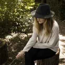 Fetch Felt Fedora Hat -Sophie Allport Shop hff3601 ksjc46s bees felt fedora lifestyle high res square