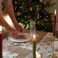 Holly & Berry Coasters (Set Of 4) -Sophie Allport Shop holly berry table set lifestyle aw22 6 high res square 7974cccb b1bb 4b21 ac3e ff68f65b7417