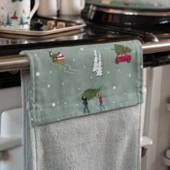 Home For Christmas Roller Hand Towel -Sophie Allport Shop home for christmas roller hand towel lifestyle all60610 aw22 1 high res square