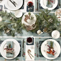 Home For Christmas Placemats (Set Of 4) -Sophie Allport Shop home for christmas table setting collection lifestyle high res square 424720c3 9f52 4b49 9206 0c75c1912b6e