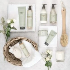 Honey Spiced Lavender Hand Cream -Sophie Allport Shop honey spiced lavender hand and body collection flatlay lifestyle high res square b2bc609a c593 4f6c b99f 10dbde32fdbc