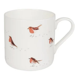 Robin & Mistletoe Mug -Sophie Allport Shop imrm02 robin mistletoe white large mug cut out high res web image 14882707 9dfc 47b2 b198 a1446db806b8