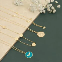 Bees Gold Plated Pendant Necklace -Sophie Allport Shop jnlgp3601c jnlgp3601p jnlgp3602sc jnlgp3602se bees gold collection lifestyle high res square