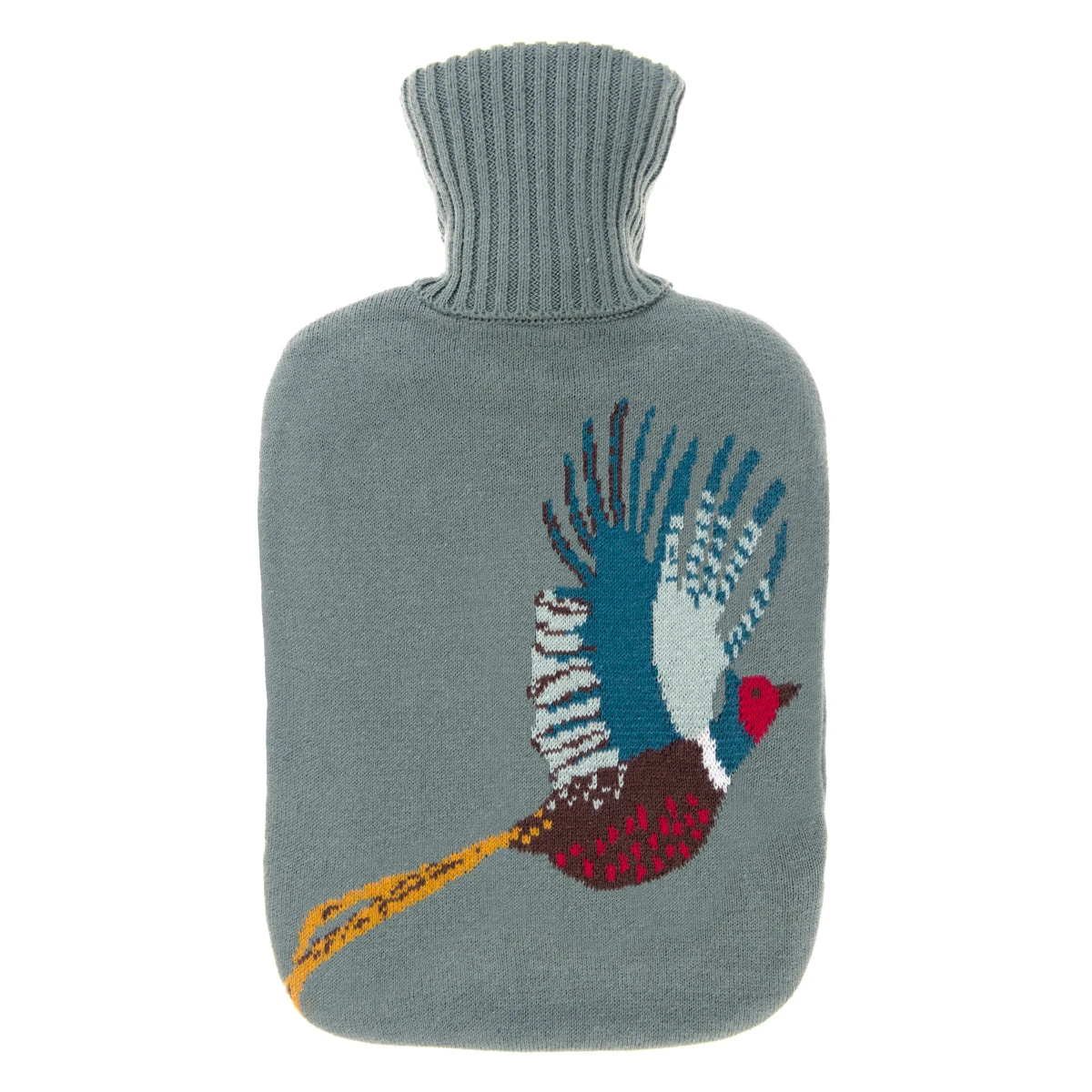 Pheasant Hot Water Bottle Pheasant Hot Water Bottle -Sophie Allport Shop ksc1955 pheasant knitted statement hot water bottle cut out high res square