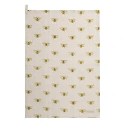 Bees Linen Tea Towel