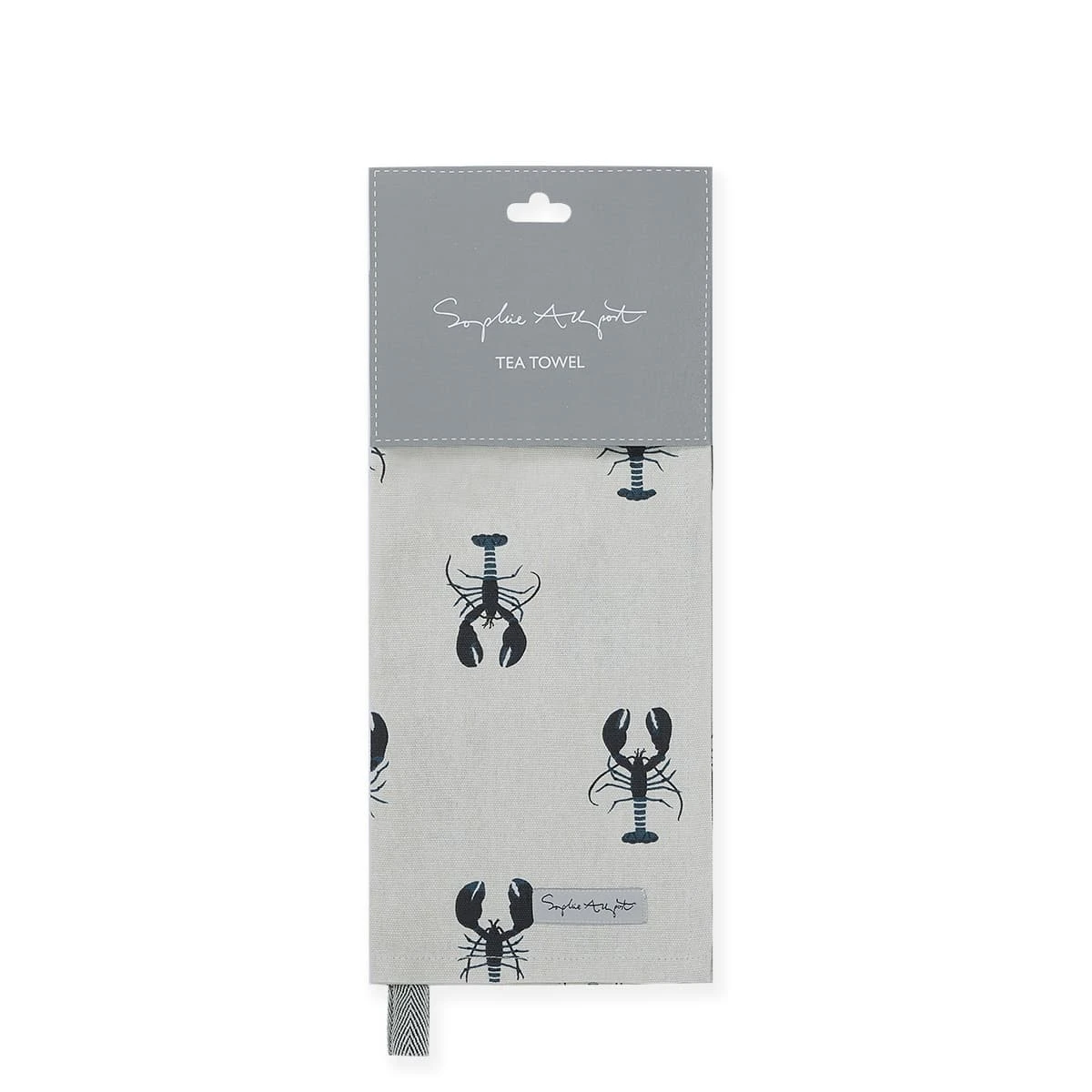 Lobster Tea Towel Lobster Tea Towel -Sophie Allport Shop lobster teatowel cutout all68601 ss23 square
