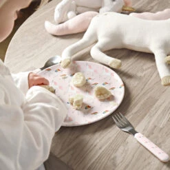 Unicorn Childrens Melamine Set -Sophie Allport Shop mcs5501 unicorn melamine set plate and cutlery lifestyle web 33e4fa50 f22d 4334 b1b9 eb0f29ec45ac